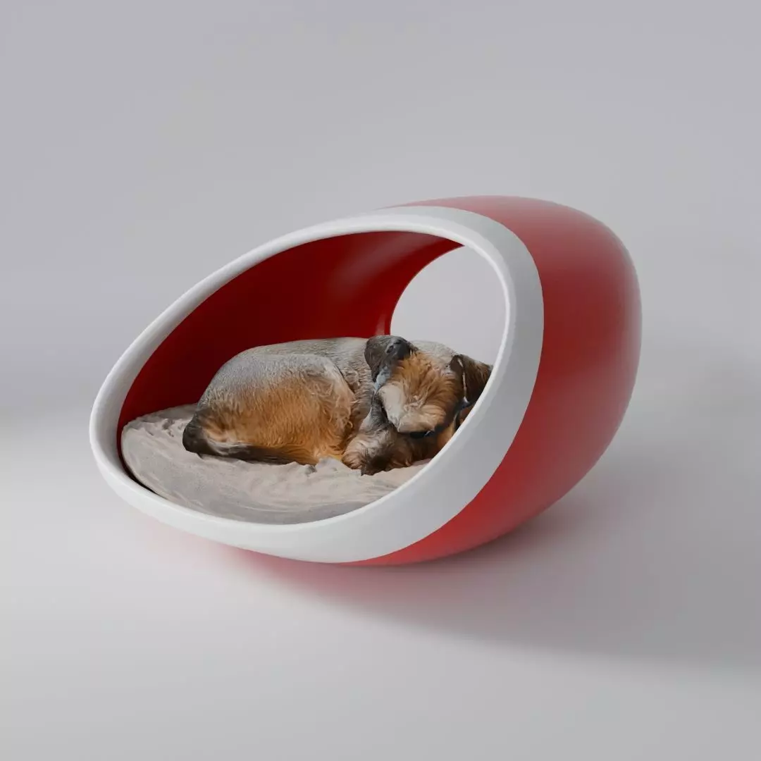 Dog Cat Bed - Blender  Free 3D model_0