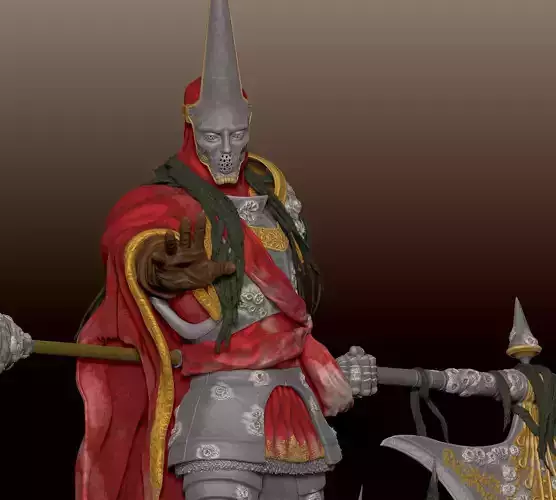 Odon of the Confraternity of Salt from Blasphemous 2 3D print model