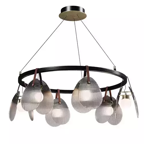 lampatron conch pendant light 01 Low-poly 3D model