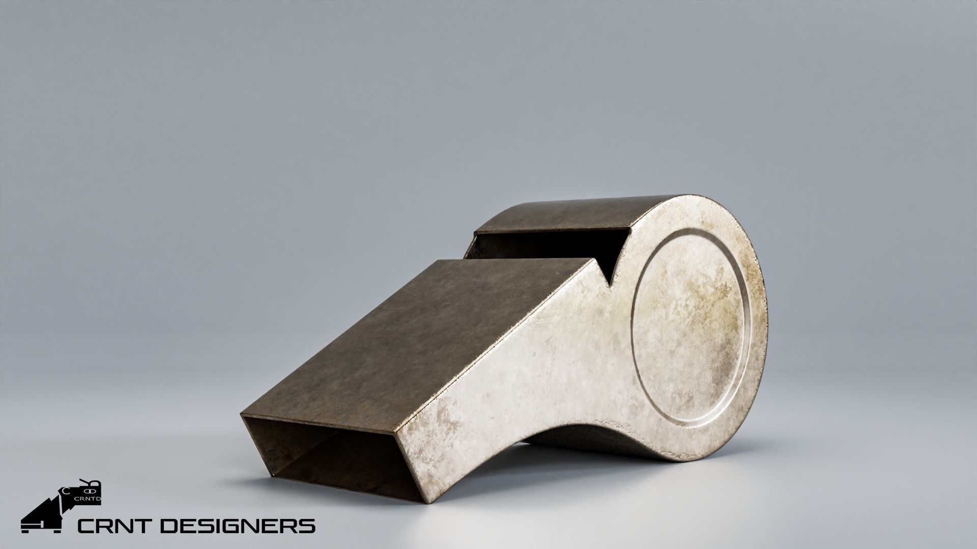 Metal Whistle 3D model_5