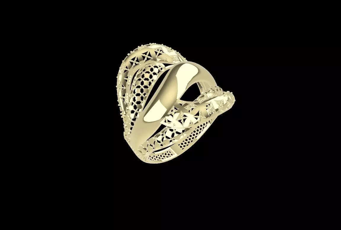 rings 3D print model_0