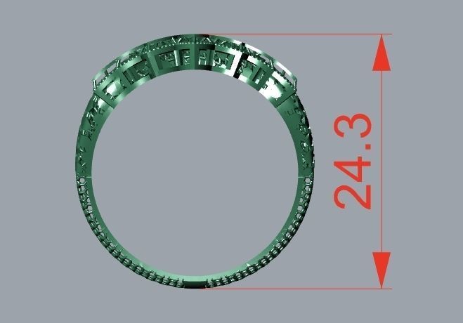 rings 3D print model_2