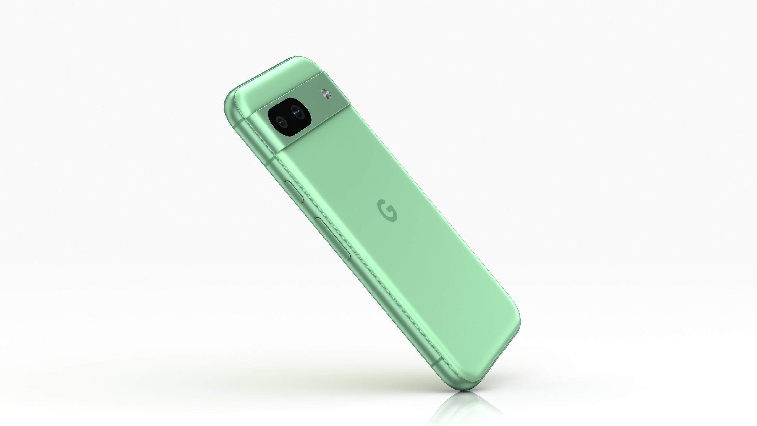 Google Pixel 8a Aloe Low-poly 3D model_6