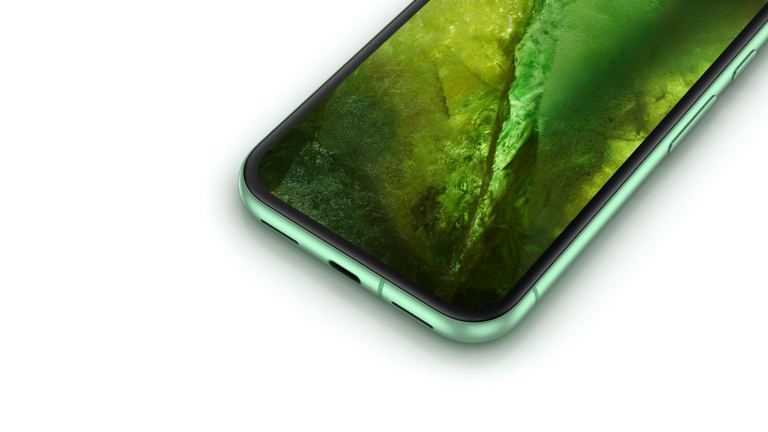 Google Pixel 8a Aloe Low-poly 3D model_9