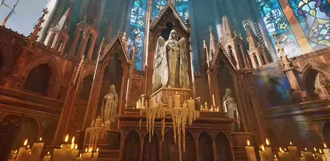 Haunted Church 3D model