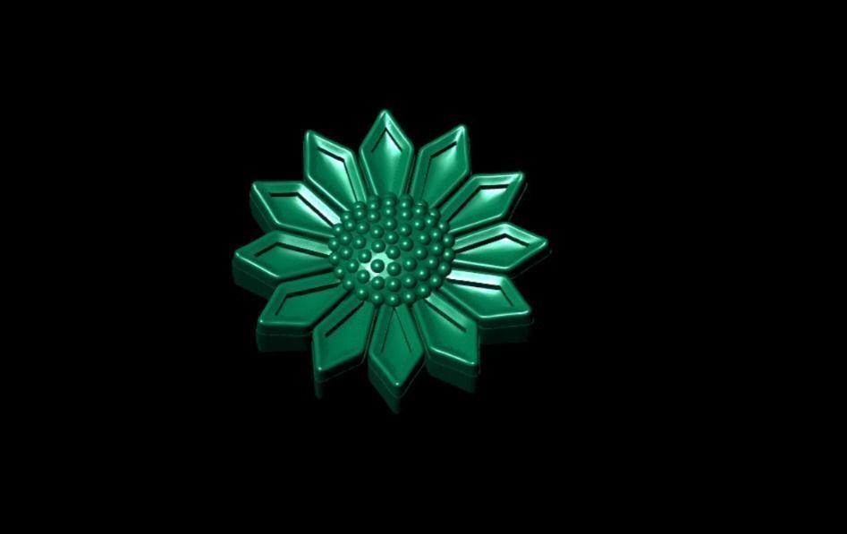 3D Flower 4 - Printable Model 3D print model_1
