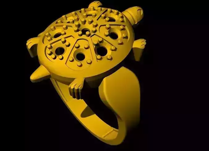 tortoise ring 3dm file