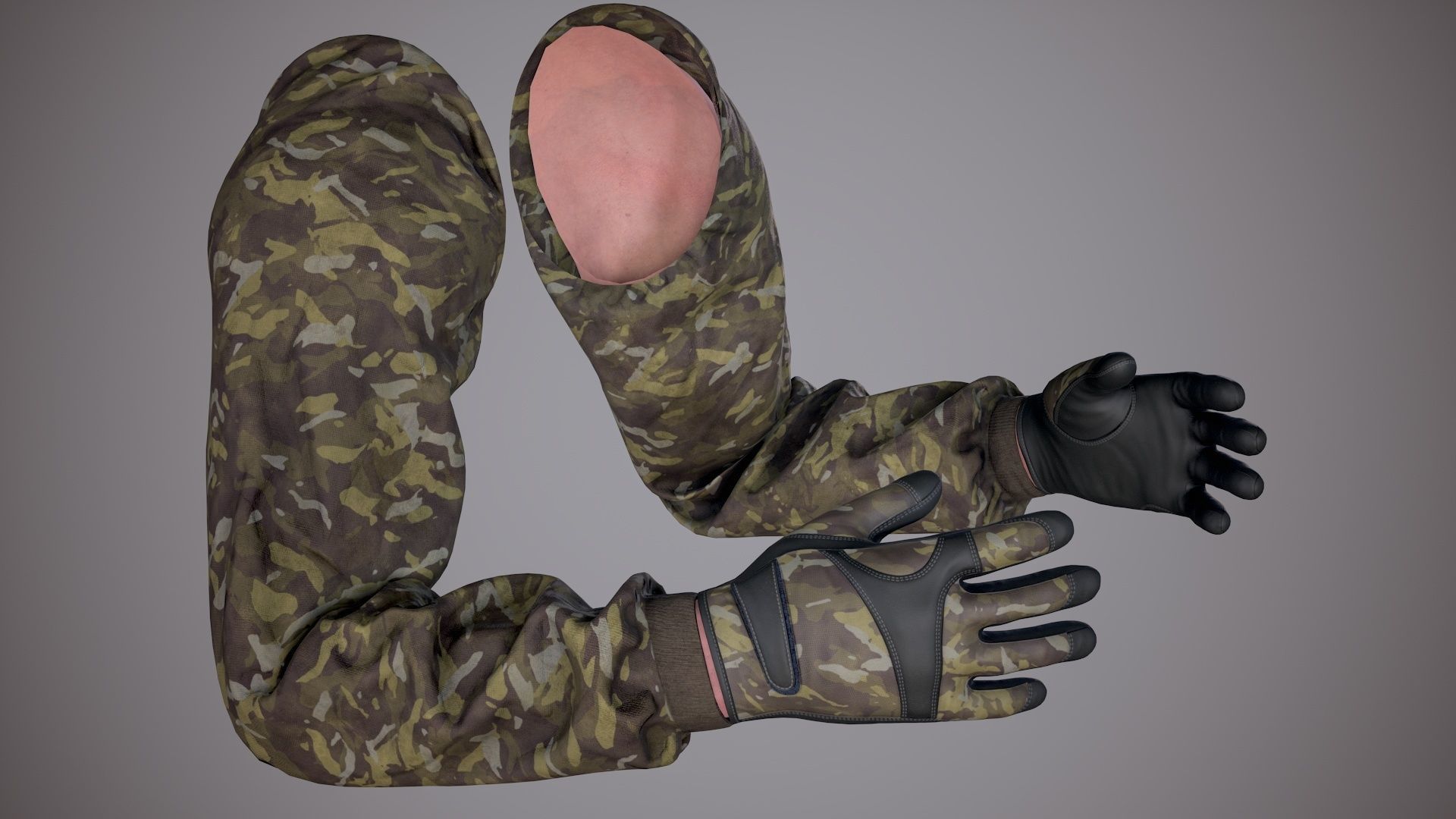 FPS Arms Pack 02 Low-poly 3D model_39