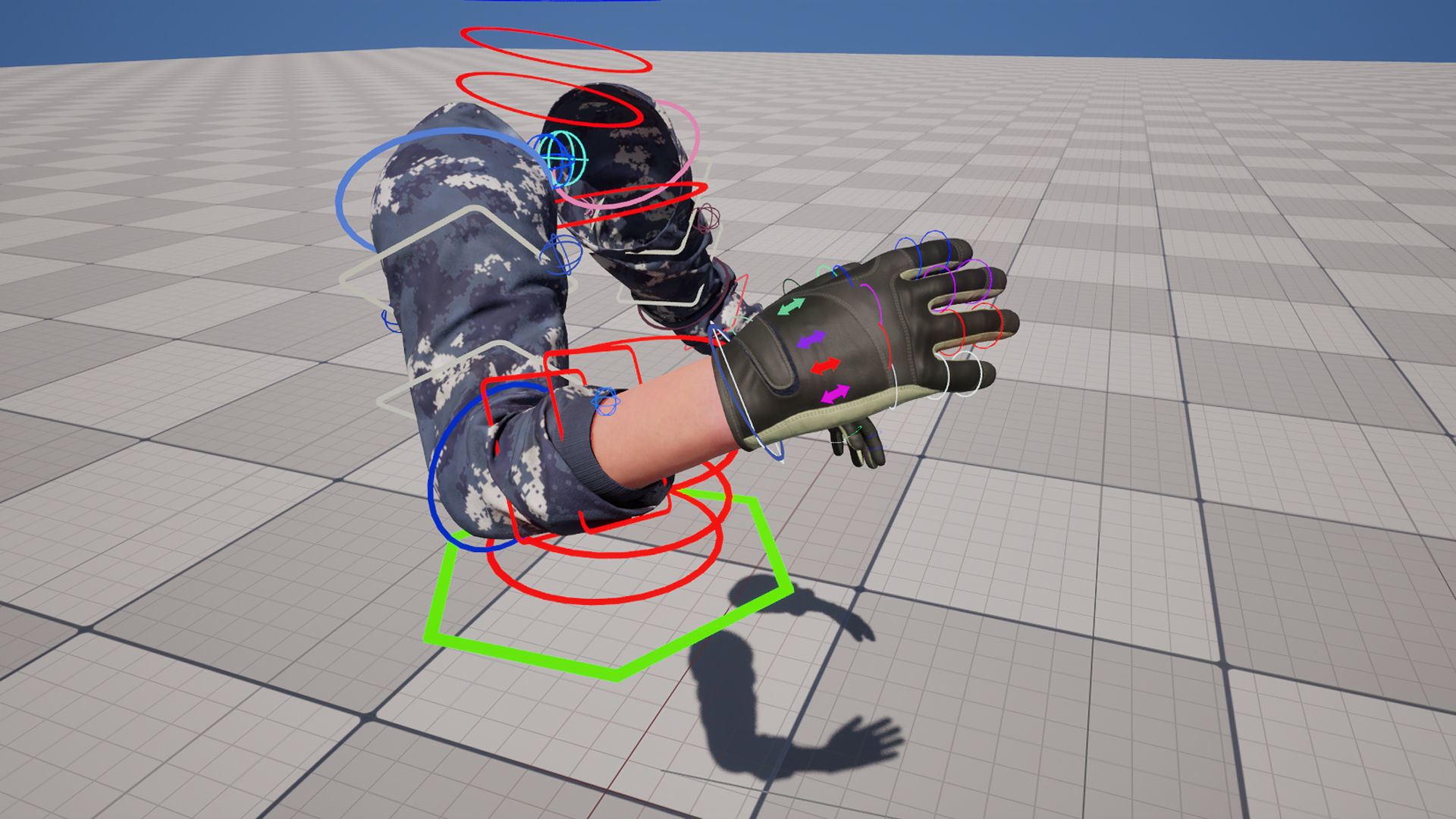 FPS Arms Pack 02 Low-poly 3D model_34