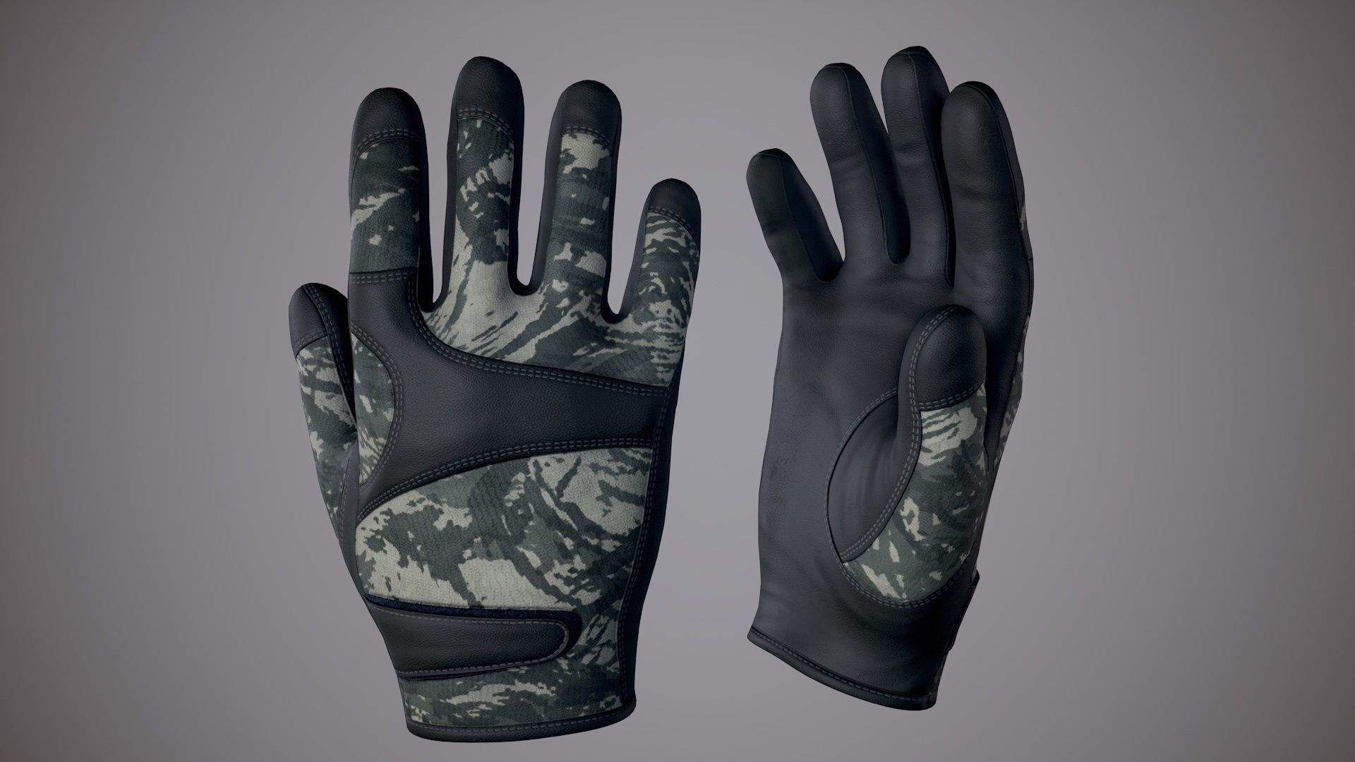 FPS Arms Pack 02 Low-poly 3D model_15