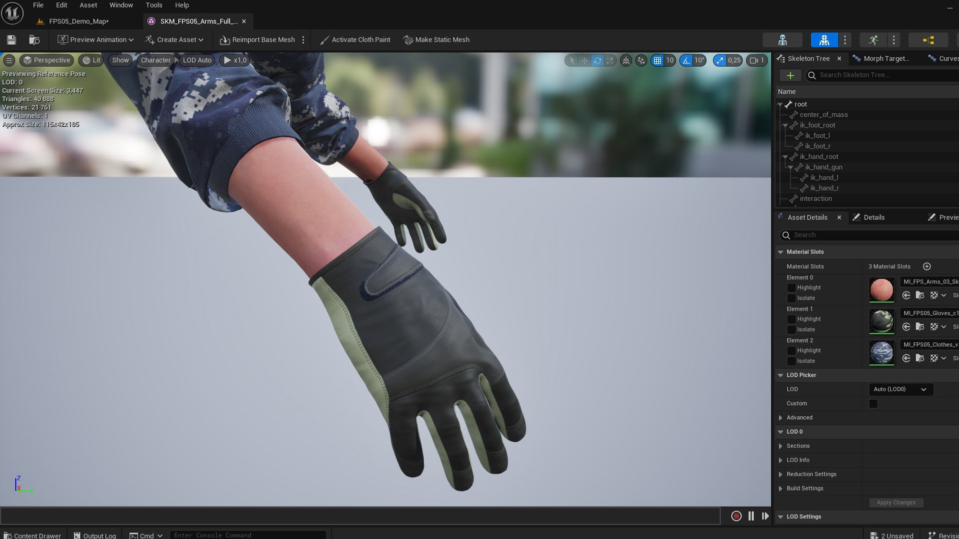 FPS Arms Pack 02 Low-poly 3D model_37