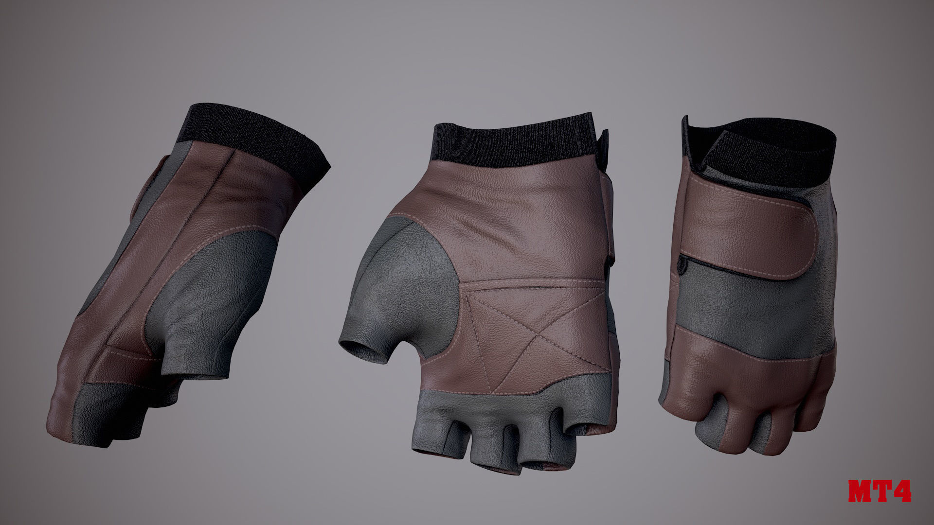 FPS Arms Pack 02 Low-poly 3D model_19