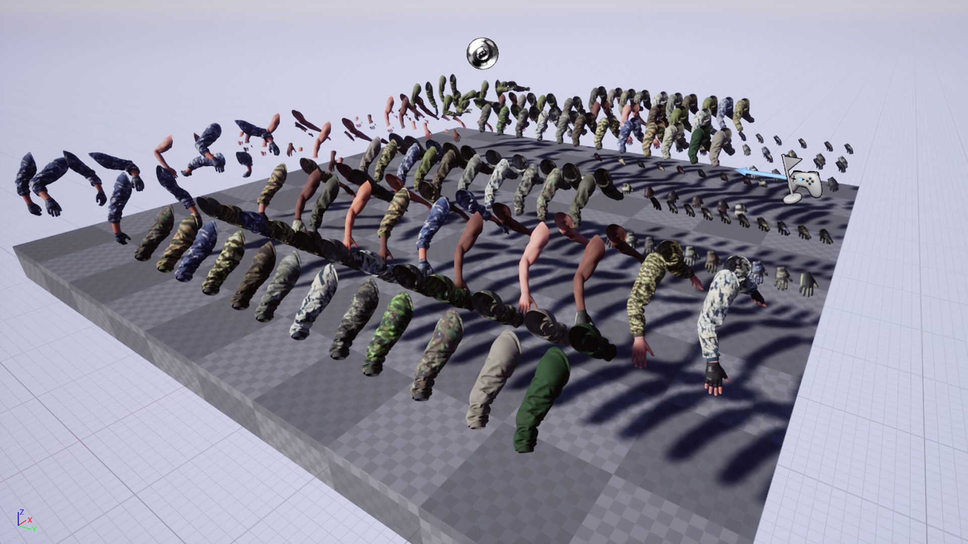 FPS Arms Pack 02 Low-poly 3D model_17