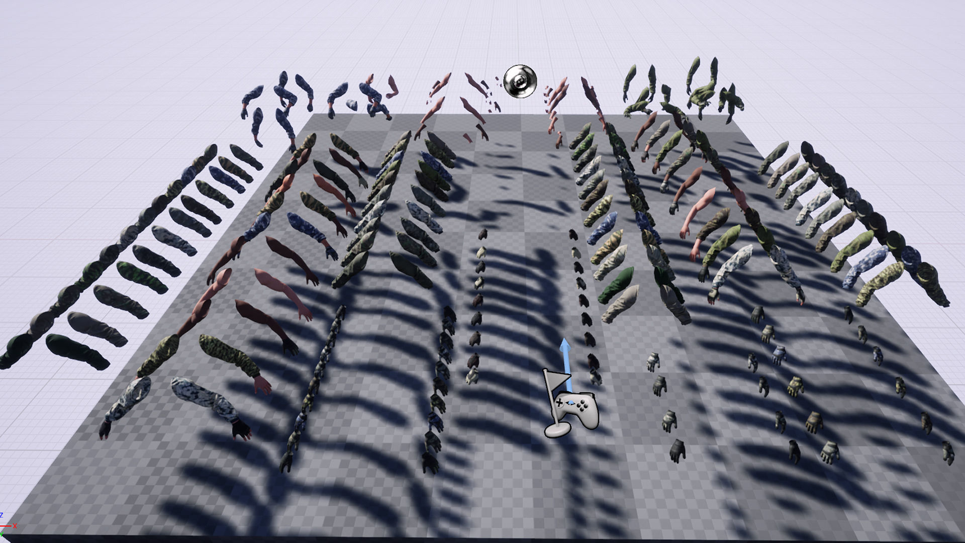 FPS Arms Pack 02 Low-poly 3D model_25