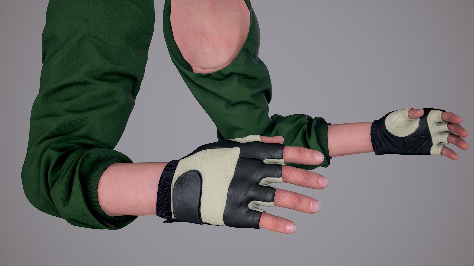 FPS Arms Pack 02 Low-poly 3D model_28