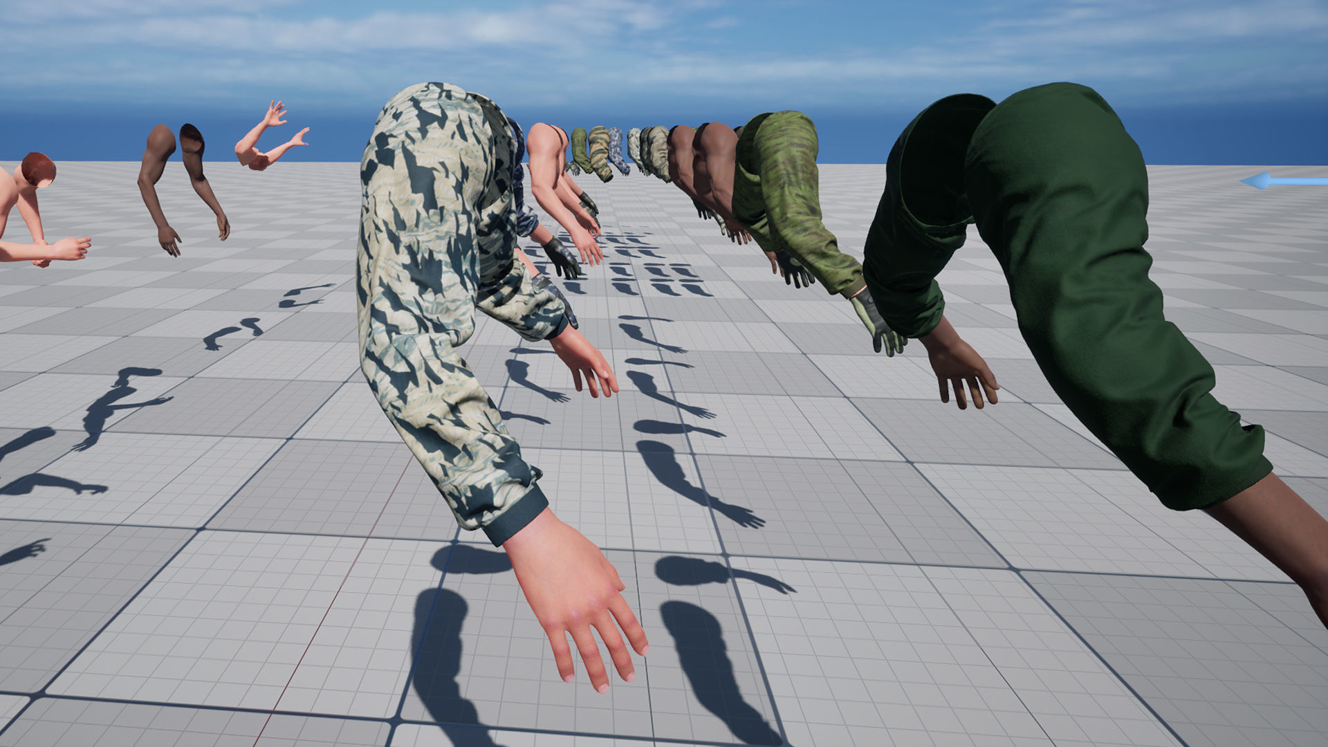 FPS Arms Pack 02 Low-poly 3D model_33