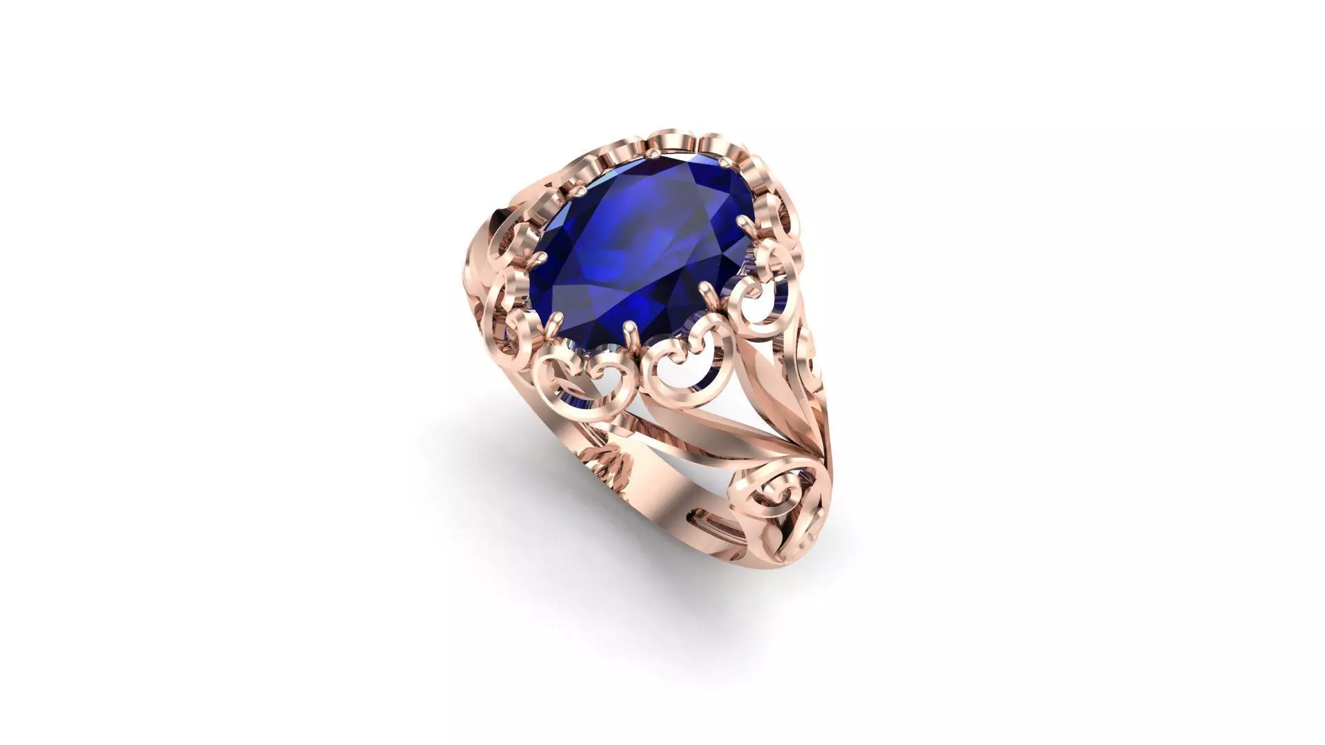Fashion Ring 3D print model