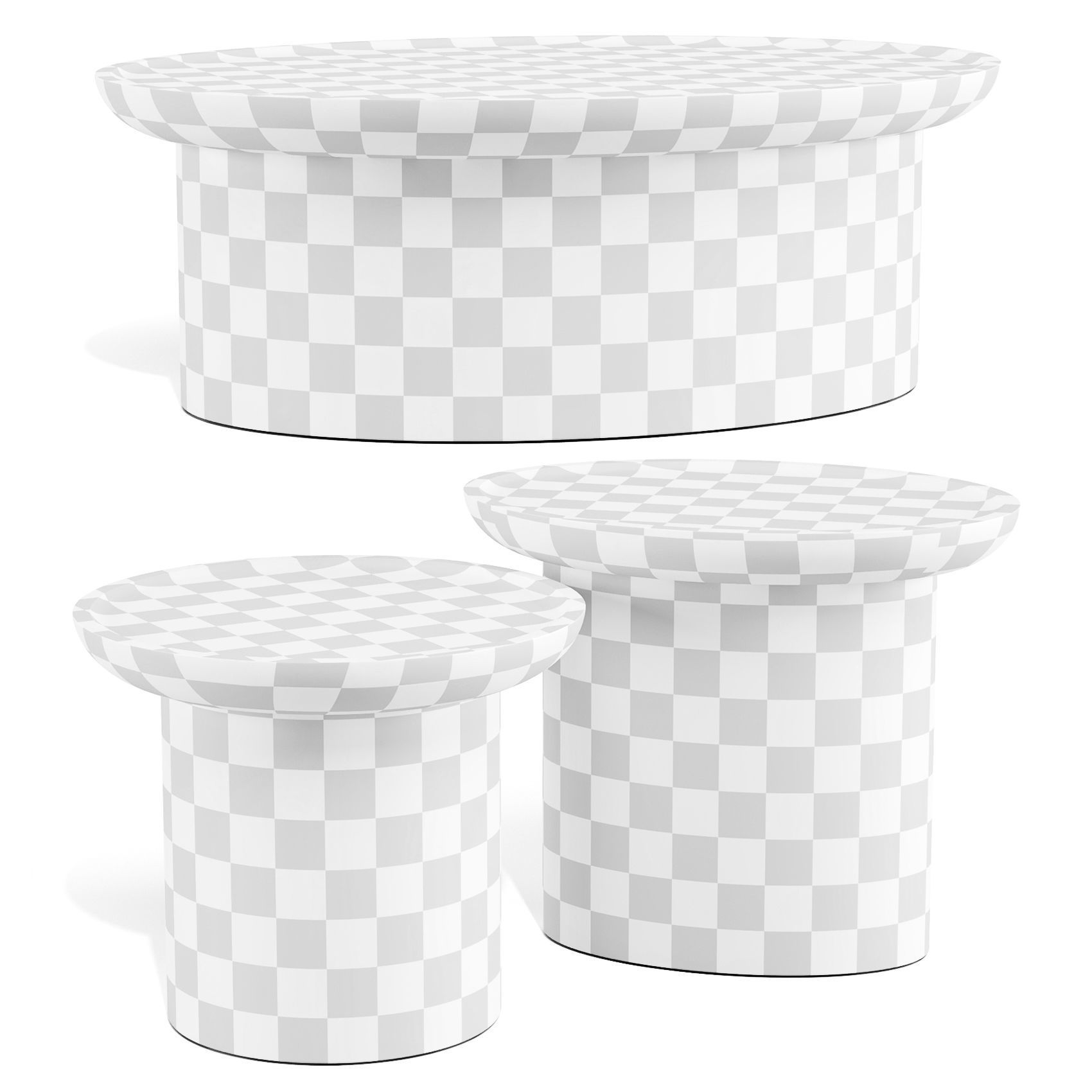 Martin and Brockett Findley - Coffee and Side Tables Set 02 3D model_5