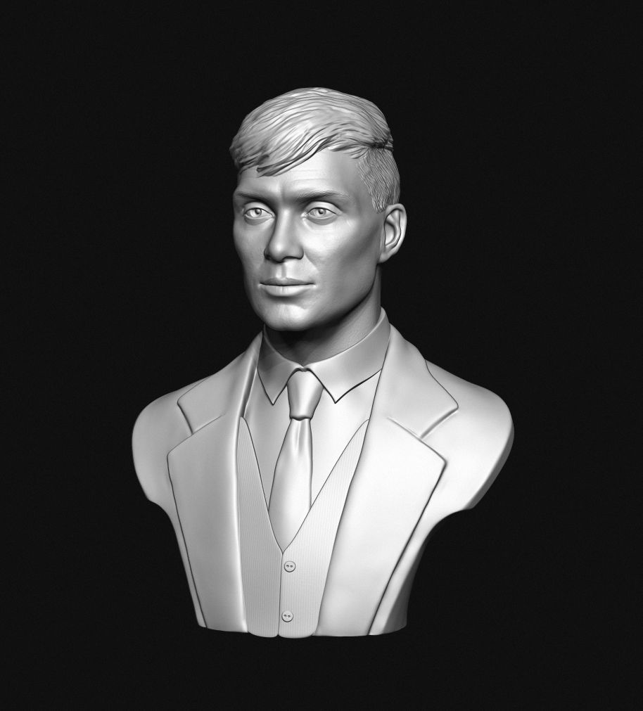 Cillian Murphy in Peaky Blinders 3D print model_35