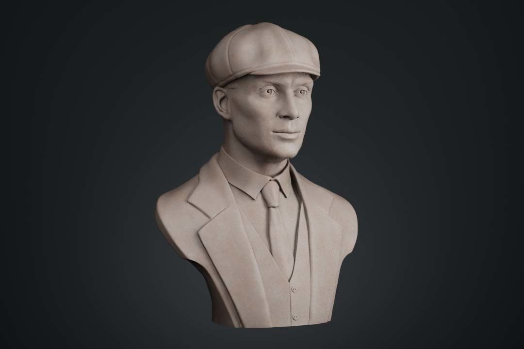 Cillian Murphy in Peaky Blinders 3D print model_12