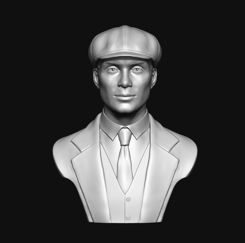 Cillian Murphy in Peaky Blinders 3D print model_31