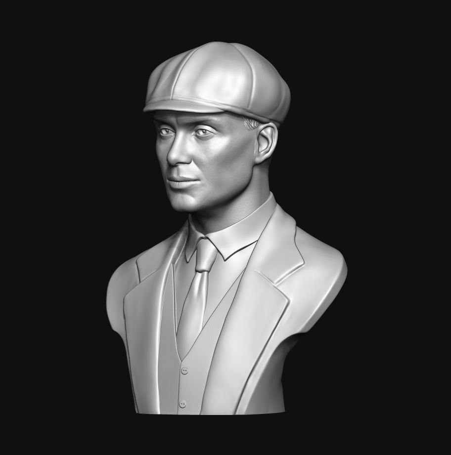 Cillian Murphy in Peaky Blinders 3D print model_32