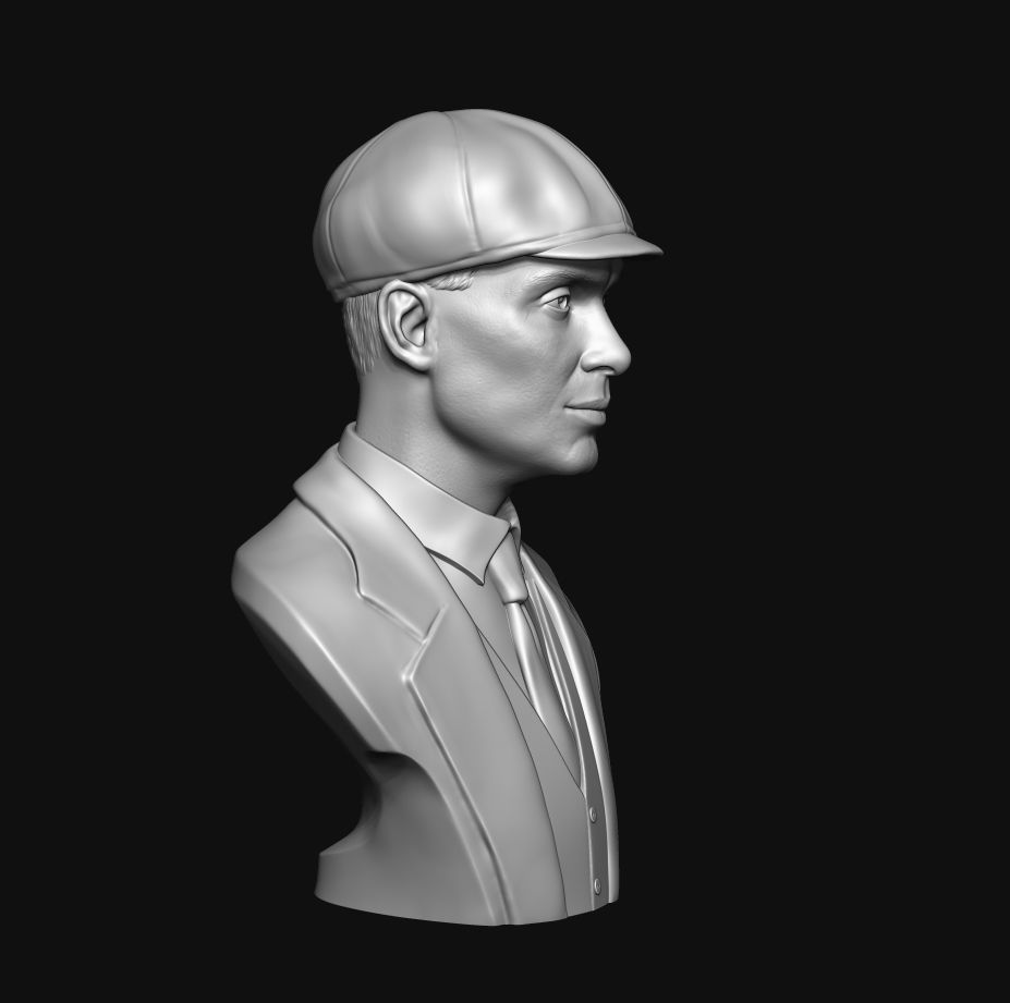 Cillian Murphy in Peaky Blinders 3D print model_33