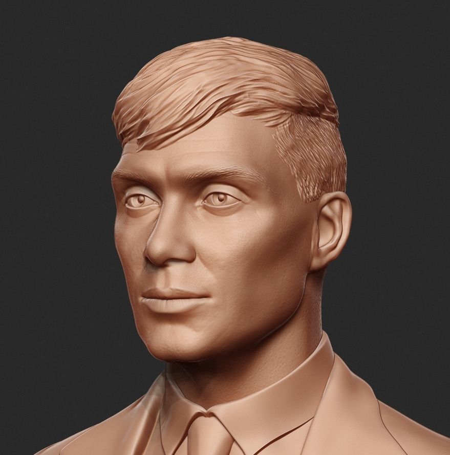 Cillian Murphy in Peaky Blinders 3D print model_41