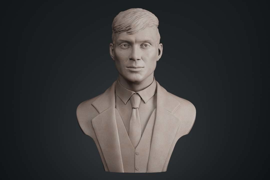 Cillian Murphy in Peaky Blinders 3D print model_3