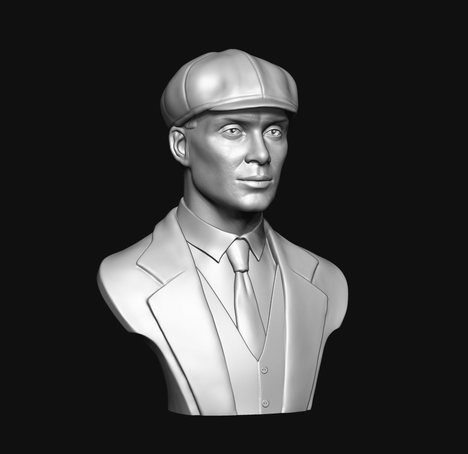 Cillian Murphy in Peaky Blinders 3D print model_34