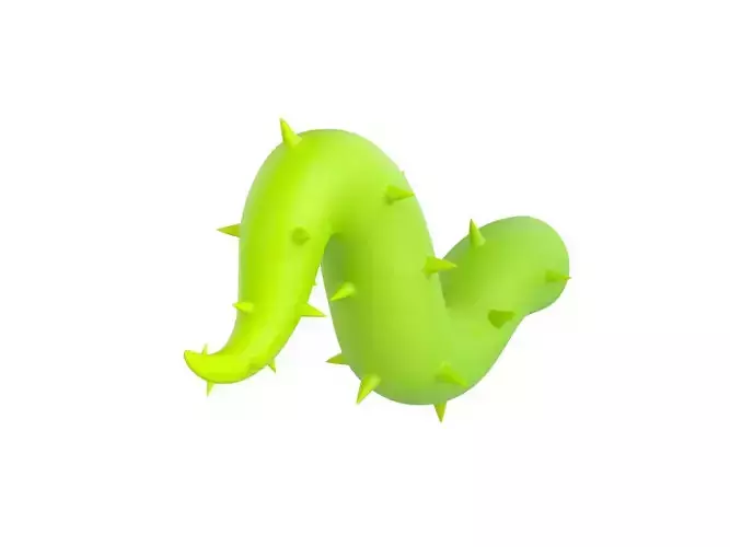 Spiked Vine 3D model