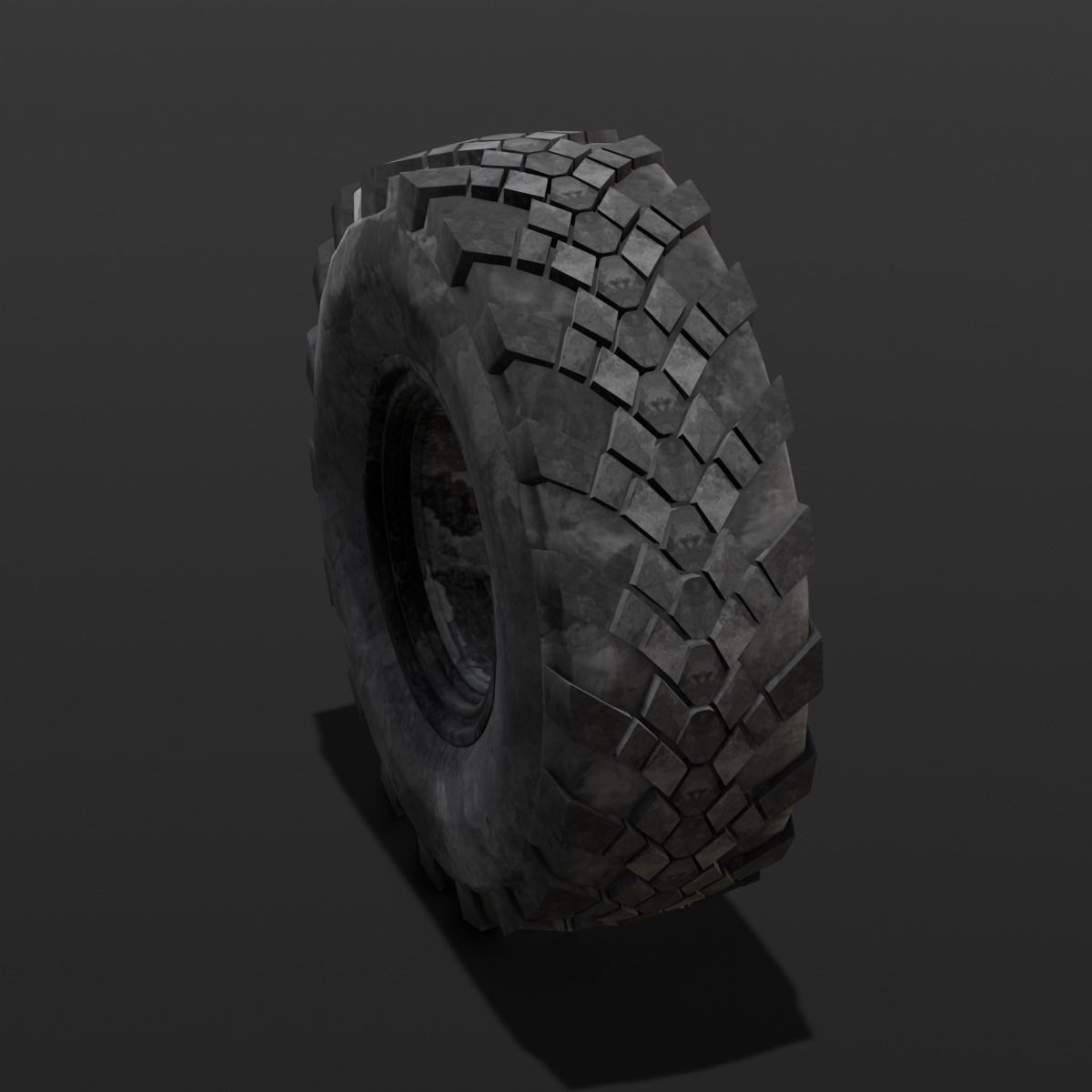 Tire 3D Model  Low-poly 3D model_5