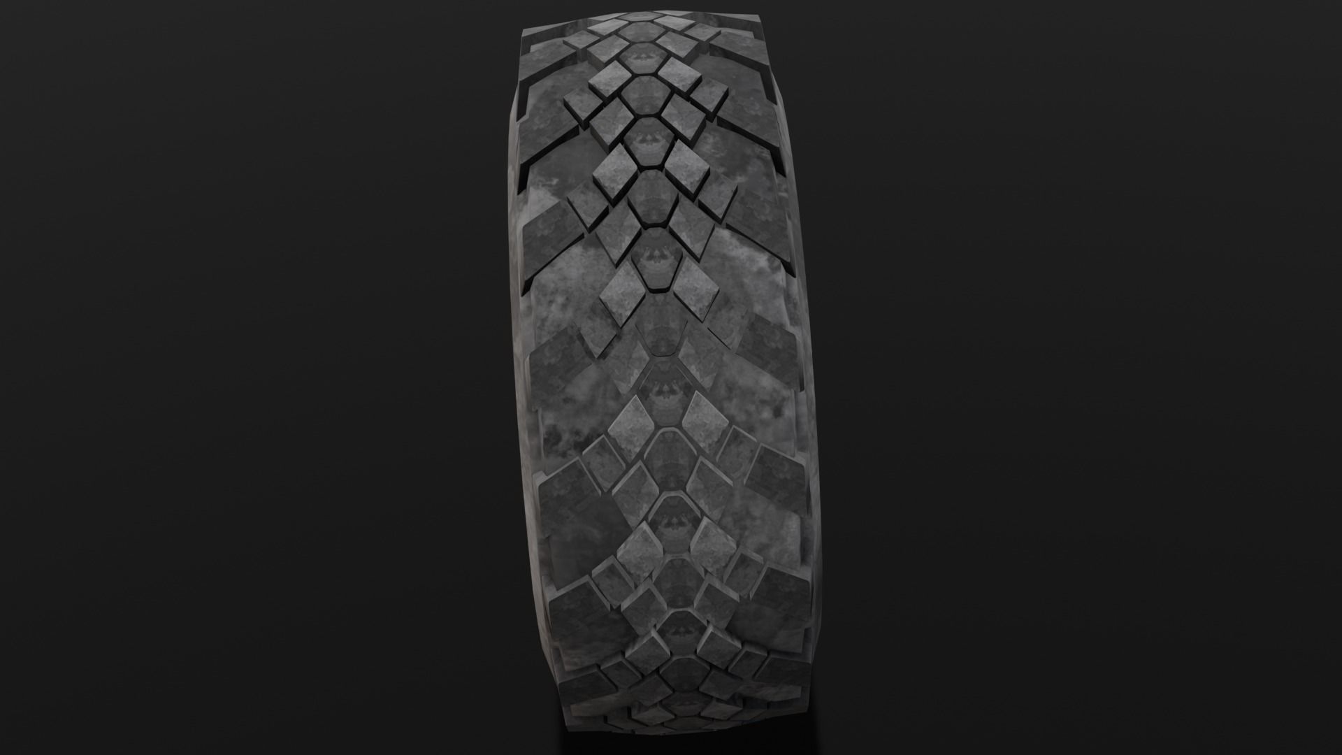 Tire 3D Model  Low-poly 3D model_13