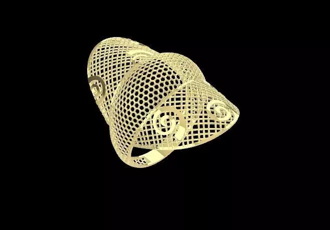 rings 3D print model