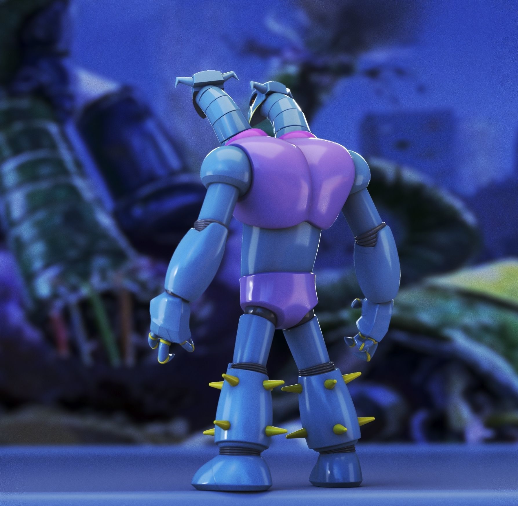 DOUBLAS M2 MAZINGER Z SERIES FANART 3D print model_4