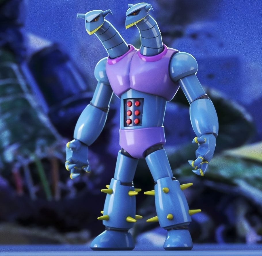 DOUBLAS M2 MAZINGER Z SERIES FANART 3D print model_1