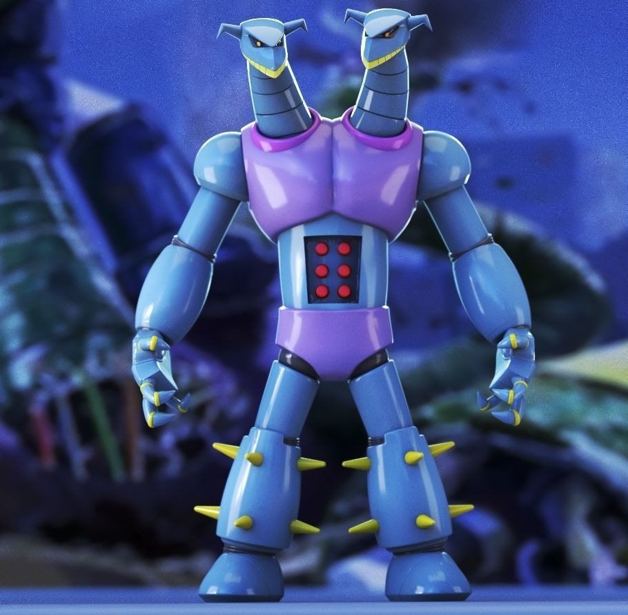 DOUBLAS M2 MAZINGER Z SERIES FANART 3D print model_2