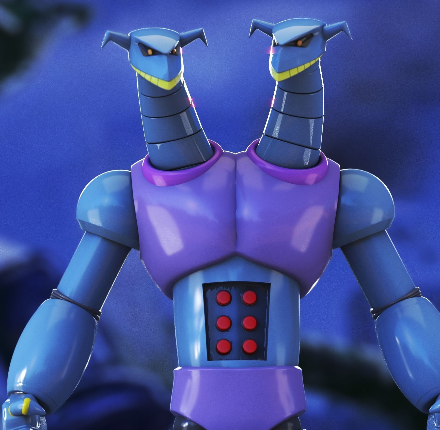 DOUBLAS M2 MAZINGER Z SERIES FANART 3D print model_3