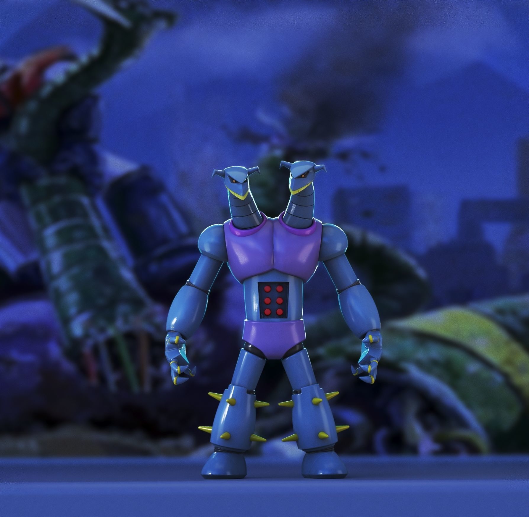 DOUBLAS M2 MAZINGER Z SERIES FANART 3D print model_6