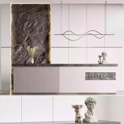 Modern Reception Desk Office Lobby Design 08