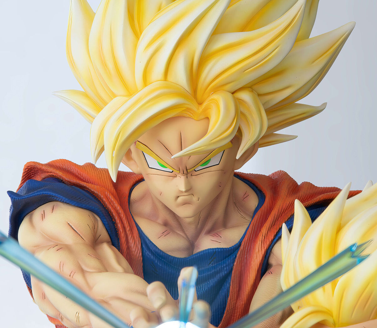 Goku and Gohan Father and Son Kamehameha 3D Model Ready to Print 3D print model_1