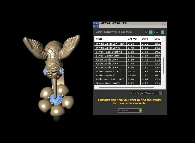hummingbird ring 3D print model_16