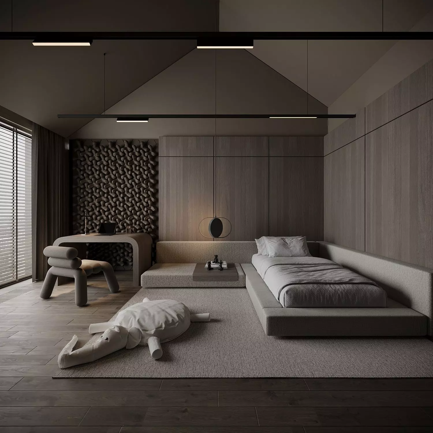 Kids Room in France 3D model