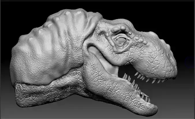DINOSAUR HEAD MODEL  3D model