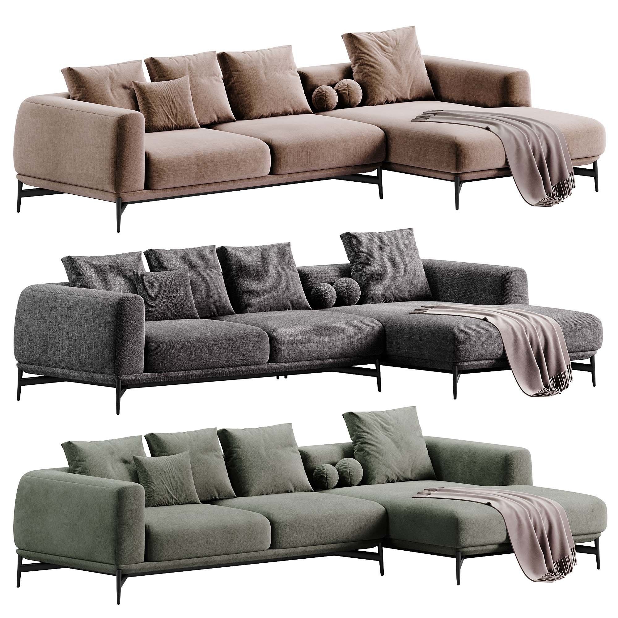 Bonsai Sofa By Praddy 3D model_1