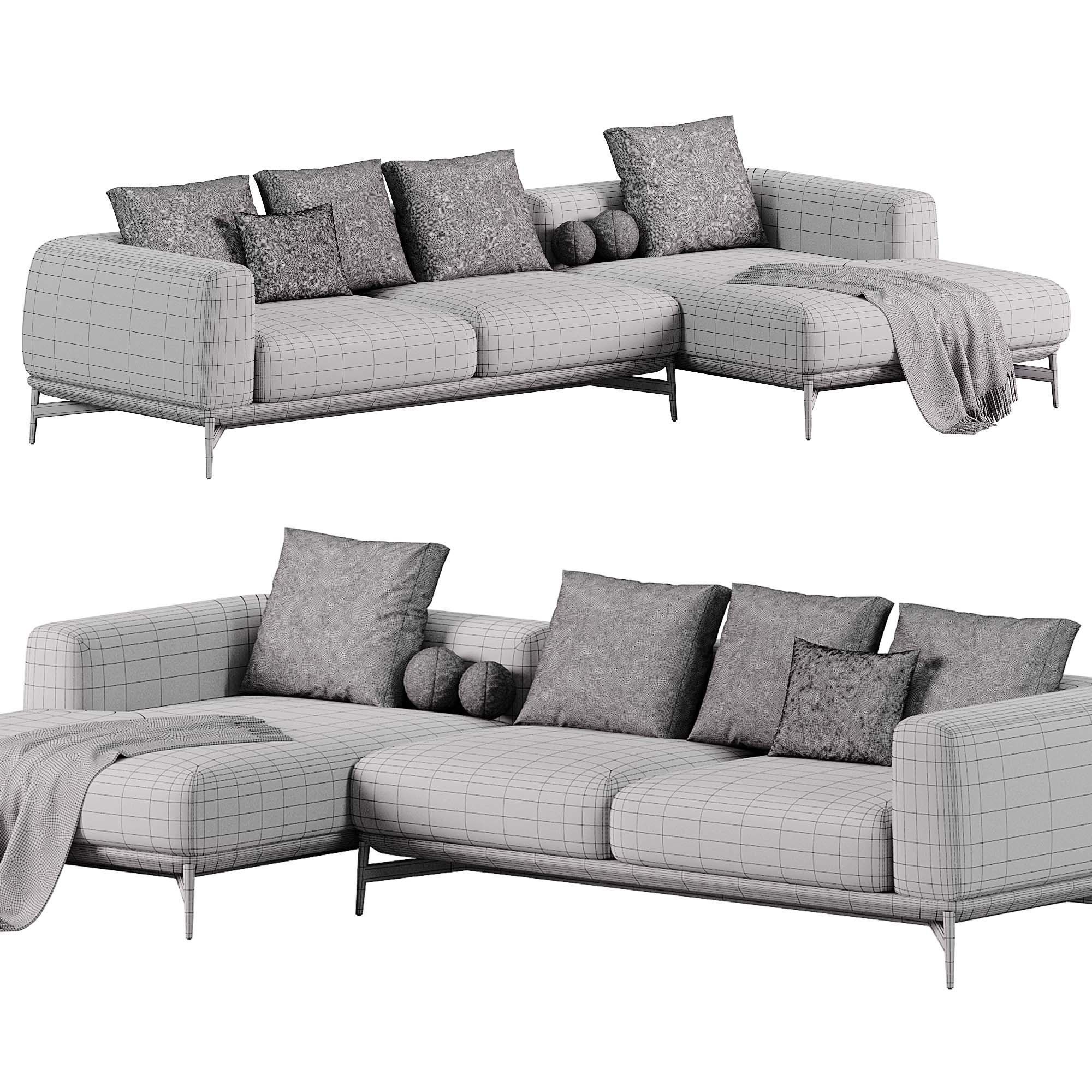 Bonsai Sofa By Praddy 3D model_3