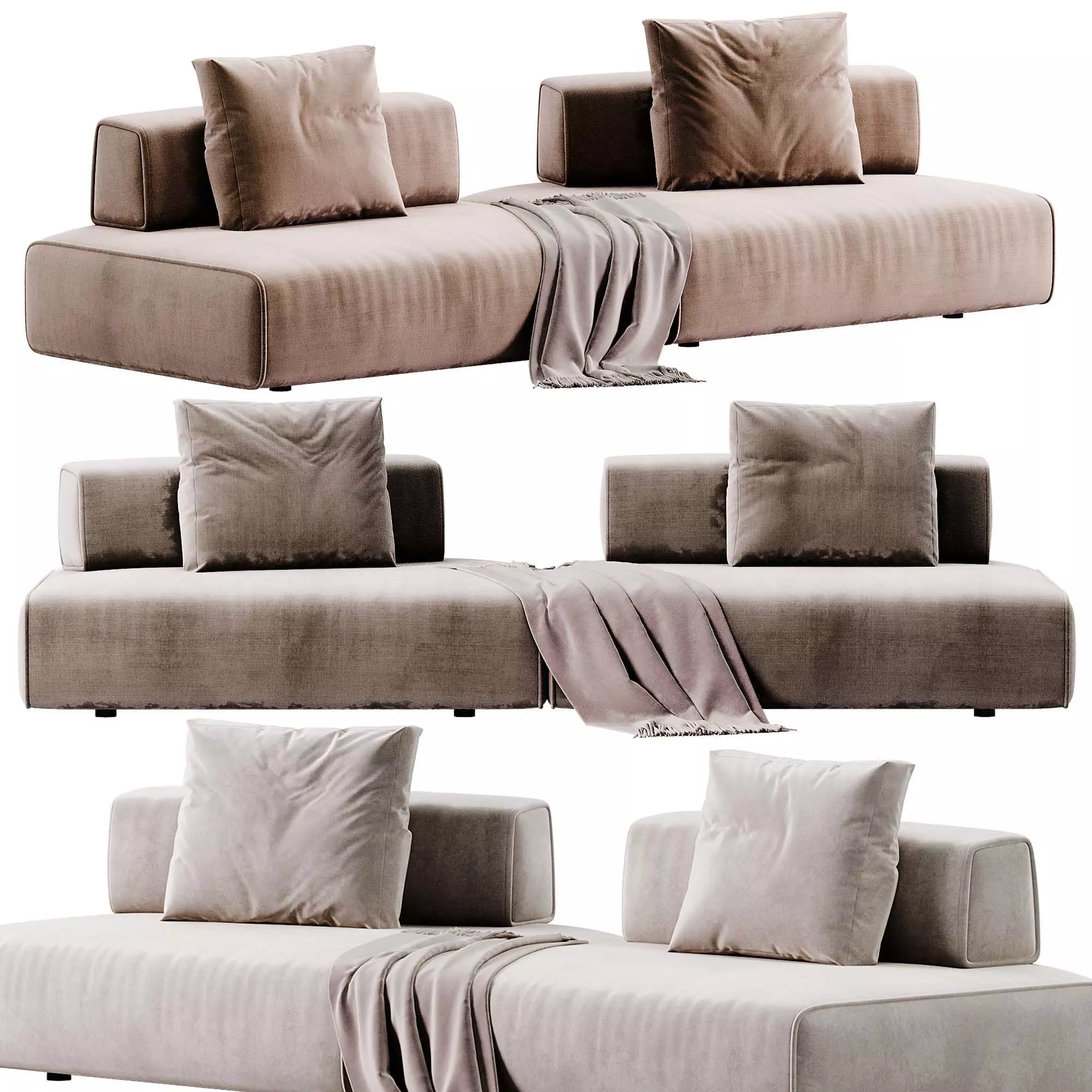 Niveaux Sofa By Lema 3D model