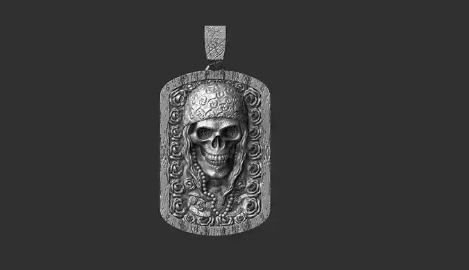 Rock Skull Pendant