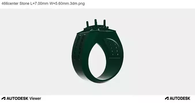 Men Ring with an Asscher Cut Center Stone