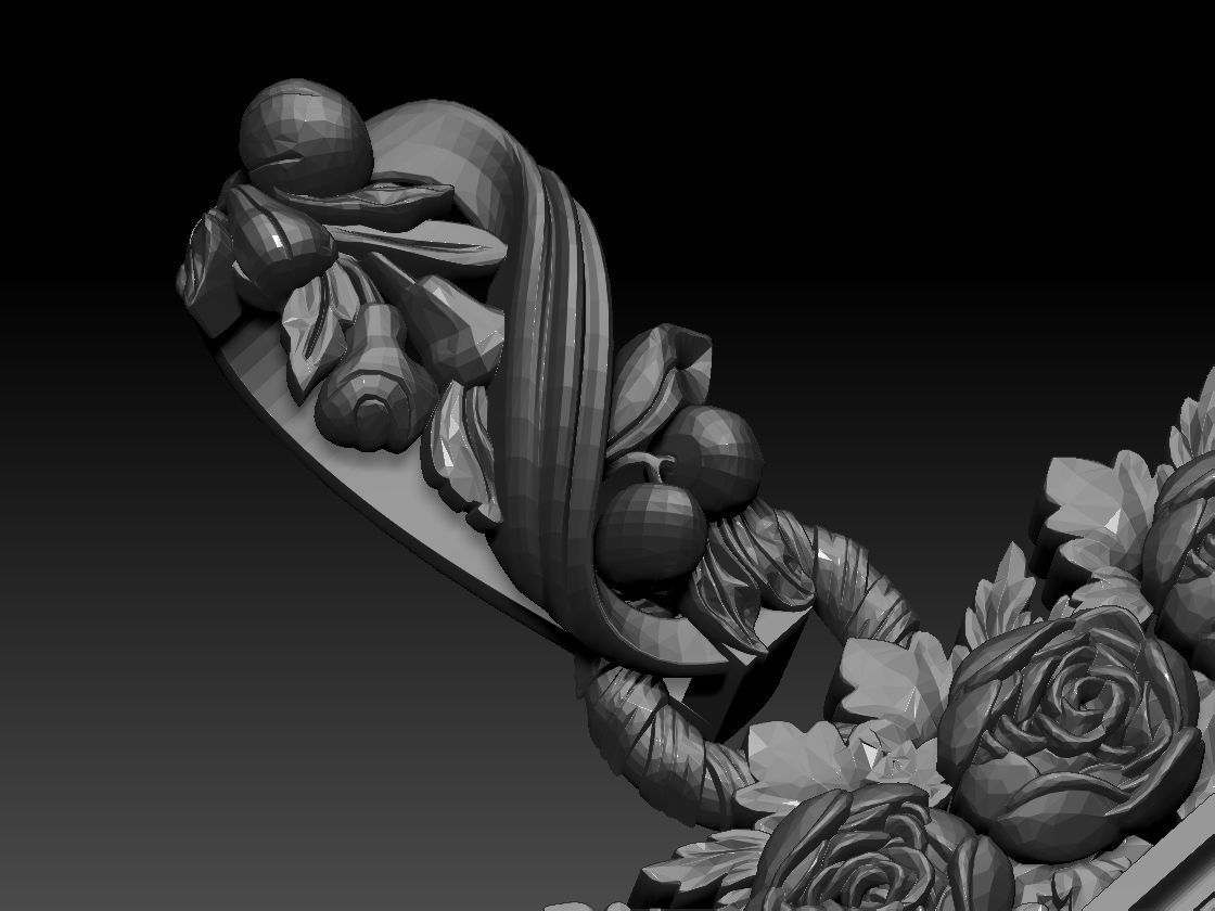 A woman with a dragon face 3D Print Model 3D print model_4